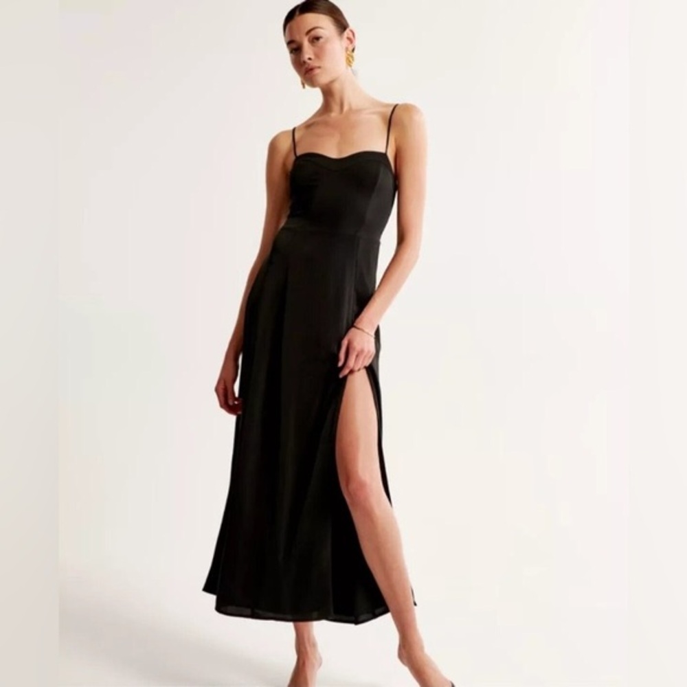 Abercrombie & Fitch Camille black maxi dress like new